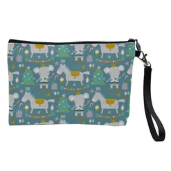 Cosmetic Bag, Adorable Christmas Pattern For Kids By Haris Kavalla