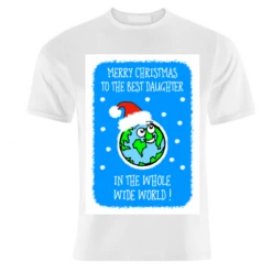 T-shirts, Best Daughter Christmas Greeting By Adam Regester