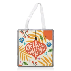 Tote Bags, Bold Colourful Festive Xmas Christmas Giftware By AbiGoLucky