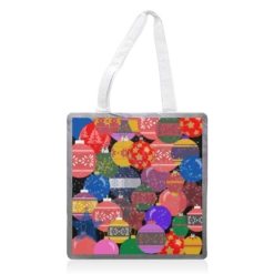 Tote Bags, Christmas Baubles By Riad Mannan