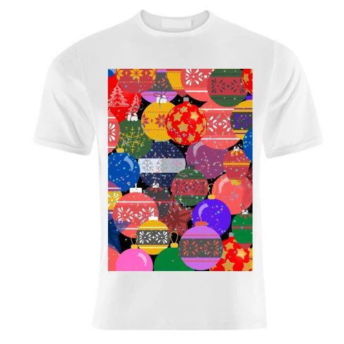 T-shirts, Christmas Baubles By Riad Mannan 1 T-shirts, Christmas Baubles By Riad Mannan