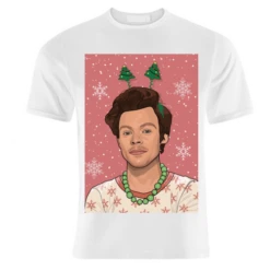 T-shirts, Christmas Boppers Harry Snow Print By The Girl Next Draw
