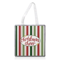 Tote Bags, Christmas Cheer Pattern By The Girl Next Draw