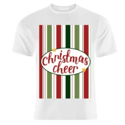 T-shirts, Christmas Cheer Pattern By The Girl Next Draw