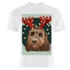 T-shirts, Christmas Cockapoo Print By The Girl Next Draw