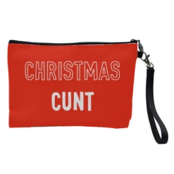 Cosmetic Bag, Christmas Cunt By Adam Regester