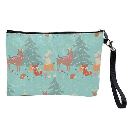 Cosmetic Bag, Christmas Cute Animals By Haris Kavalla 1 Cosmetic Bag, Christmas Cute Animals By Haris Kavalla