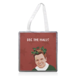 Tote Bags, Christmas: Dec The Halls By Giddy Kipper