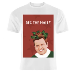 T-shirts, Christmas: Dec The Halls By Giddy Kipper
