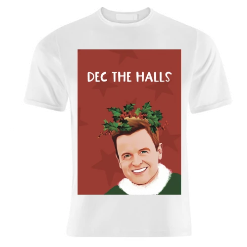 T-shirts, Christmas: Dec The Halls By Giddy Kipper 1 T-shirts, Christmas: Dec The Halls By Giddy Kipper