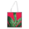 Tote Bags, Christmas Fern Dressed In Red By Alicia Noelle Jones