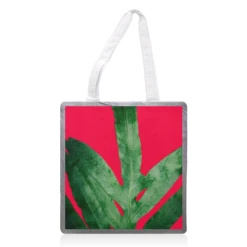 Tote Bags, Christmas Fern Dressed In Red By Alicia Noelle Jones