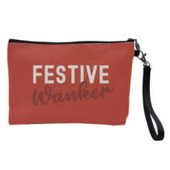 Cosmetic Bag, Christmas Festive Wanker By Giddy Kipper