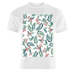 T-shirts, Christmas Florals By Mukta Lata Barua