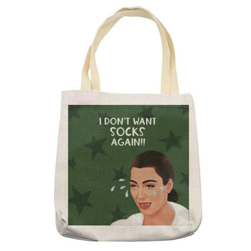 Tote Bags, Christmas: Kim K Ugly Crying By Giddy Kipper 2 Tote Bags, Christmas: Kim K Ugly Crying By Giddy Kipper - Image 2