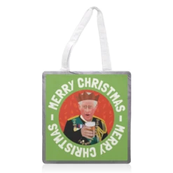 Tote Bags, Christmas King Charles Bold Illustration Giftware By AbiGoLucky
