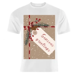 T-shirts, Christmas Present Illustration By The Girl Next Draw