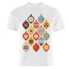 T-shirts, Christmas Retro Baubles Pattern By Ania Wieclaw