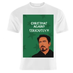 T-shirts, Christmas: Robert Downey Jr Meme By Giddy Kipper