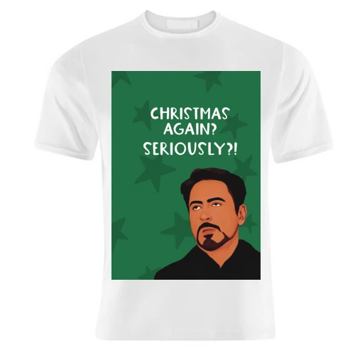 T-shirts, Christmas: Robert Downey Jr Meme By Giddy Kipper 1 T-shirts, Christmas: Robert Downey Jr Meme By Giddy Kipper