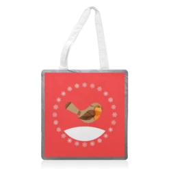 Tote Bags, Christmas Robin By Fimbis