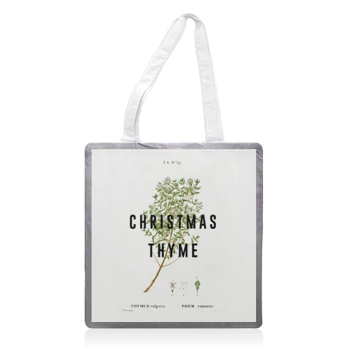 Tote Bags, Christmas Thyme By The 13 Prints 1 Tote Bags, Christmas Thyme By The 13 Prints