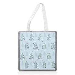 Tote Bags, Christmas Tree Pattern Print By The Girl Next Draw