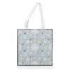 Tote Bags, Christmas Winter Snowflake Pattern By The Girl Next Draw