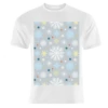 T-shirts, Christmas Winter Snowflake Pattern By The Girl Next Draw