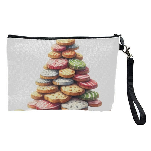 Cosmetic Bag, Cookie Mountain Christmas Tree By Ara Liliput 1 Cosmetic Bag, Cookie Mountain Christmas Tree By Ara Liliput