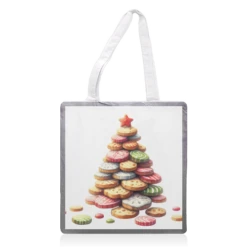 Tote Bags, Cookie Mountain Christmas Tree By Ara Liliput