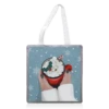 Tote Bags, Cosy Christmas Fall Hot Chocolate Print By The Girl Next Draw