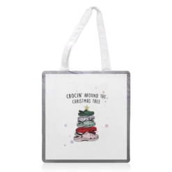 Tote Bags, Crocin' Around The Christmas Tree By Emily @KindofSimpleDesigns