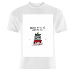 T-shirts, Crocin' Around The Christmas Tree By Emily @KindofSimpleDesigns