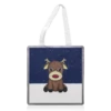 Tote Bags, Cute Reindeer Christmas By Charlotte Rowlands