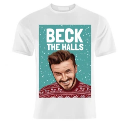 T-shirts, David Beckham Christmas Beck The Halls By AbiGoLucky
