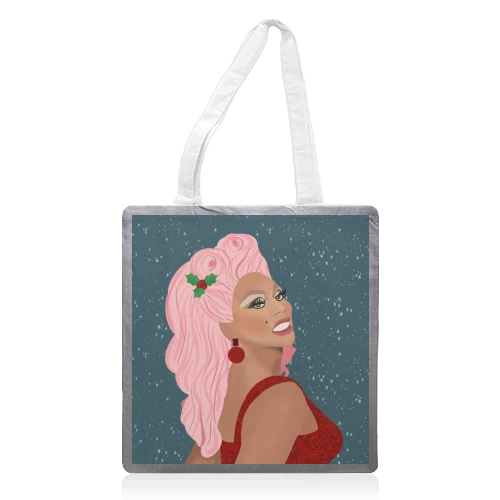 Tote Bags, Drag Race Christmas By Rock And Rose Creative 1 Tote Bags, Drag Race Christmas By Rock And Rose Creative