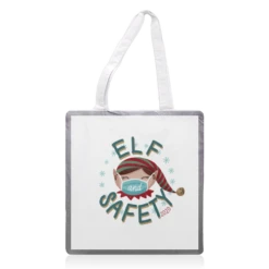 Tote Bags, Elf And Safety Covid Friendly Christmas By Sarah Wilkinson