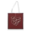 Tote Bags, First Christmas With You Heart Print By The Girl Next Draw