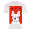 T-shirts, French Bulldog Christmas Greeting By Adam Regester