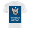 T-shirts, Frenchie Christmas Love By Adam Regester