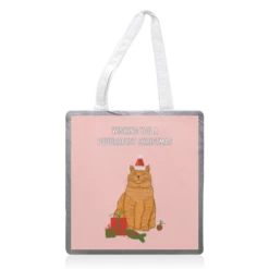 Tote Bags, Ginger Cat Lovers Puuurrfect Christmas By Adam Regester