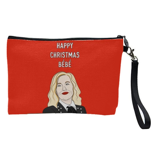 Cosmetic Bag, Happy Christmas Bébé By Adam Regester 1 Cosmetic Bag, Happy Christmas Bébé By Adam Regester