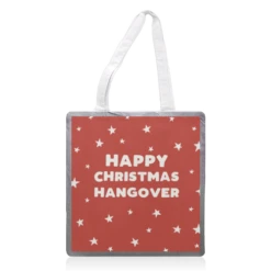 Tote Bags, Happy Christmas Hangover By Giddy Kipper