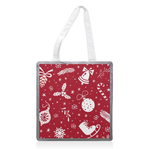 Tote Bags, Happy Christmas By Haris Kavalla 1 Tote Bags, Happy Christmas By Haris Kavalla