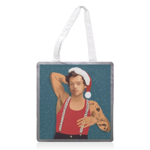 Tote Bags, Harry Little Christmas By AbiGoLucky 1 Tote Bags, Harry Little Christmas By AbiGoLucky
