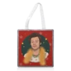 Tote Bags, Harry Christmas Star And Tinsel Print By The Girl Next Draw