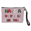 Cosmetic Bag, Have A Holly Jolly Christmas By The Girl Next Draw