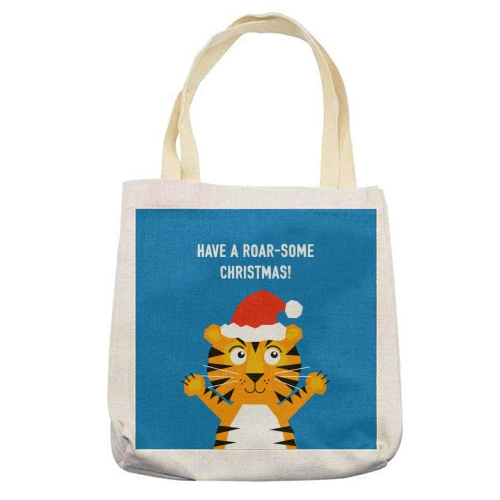 Tote Bags, Have A Roar-some Christmas! By Adam Regester 2 Tote Bags, Have A Roar-some Christmas! By Adam Regester - Image 2