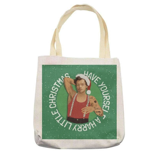 Tote Bags, Have Yourself A Harry Little Christmas By AbiGoLucky 2 Tote Bags, Have Yourself A Harry Little Christmas By AbiGoLucky - Image 2